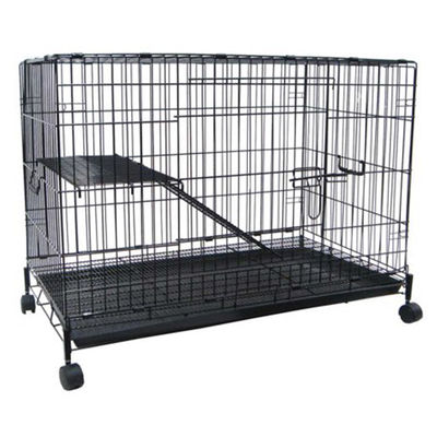 Foldable Rolling Wire Mesh Pallet Cages 1000kg Loading Capacity 1000*800*840 Mm